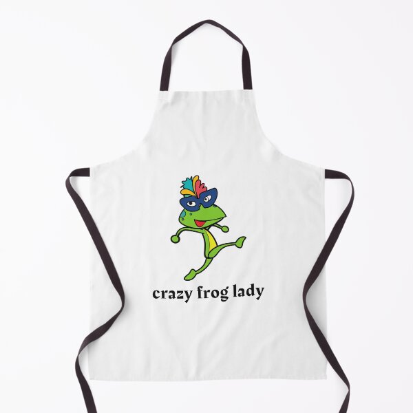 Item preview, Crazy Frog Lady designed and sold by SportyDogShop.