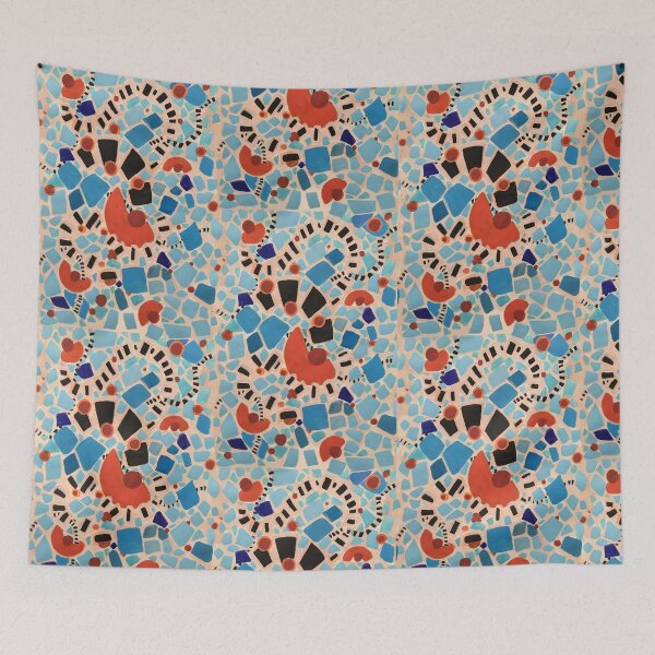 Item preview, pattern design inspired by mosaics designed and sold by cemreyigitsahin.