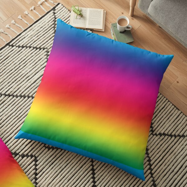 Rainbow Spectrum Floor Pillow