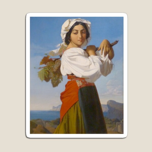 Item preview, Mariuccia by Henri Lehmann - Vintage Art designed and sold by RickE.