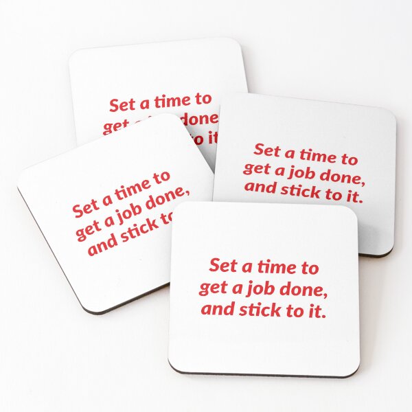 Item preview, Set a time to get a job done. designed and sold by Andrew Hopgood.