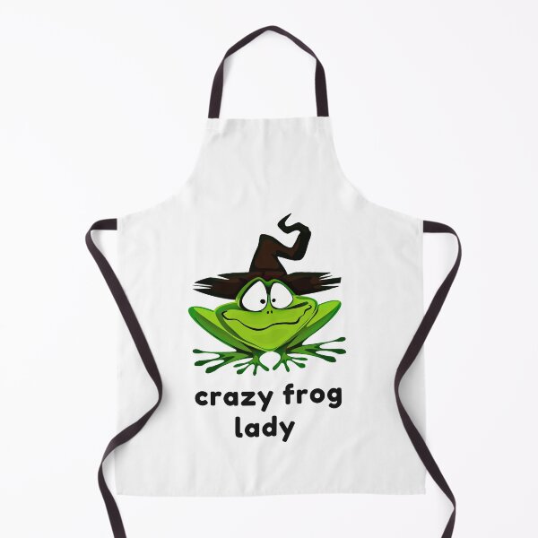 Item preview, Crazy Frog Lady designed and sold by SportyDogShop.