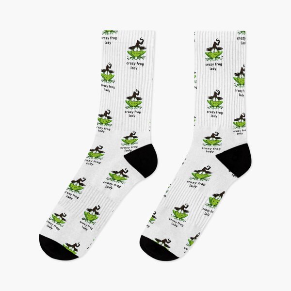 Item preview, Crazy Frog Lady designed and sold by SportyDogShop.