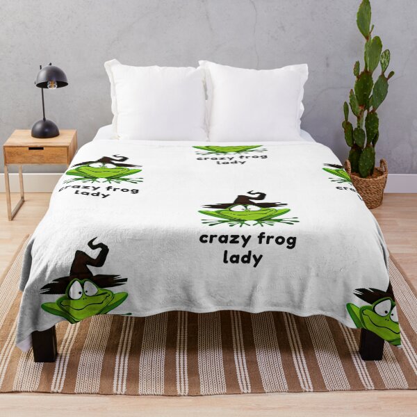 Item preview, Crazy Frog Lady designed and sold by SportyDogShop.