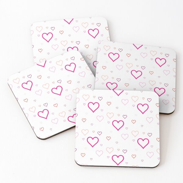 Item preview, Hearts Sticker Pack- Pink designed and sold by Designs By YL.