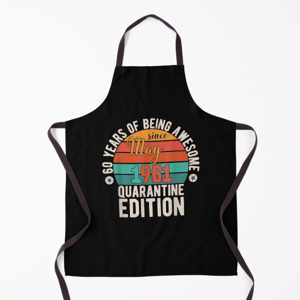 Item preview, 60th Birthday Retro May 1961 Quarantine 60 Years Old Gifts designed and sold by beatabea.
