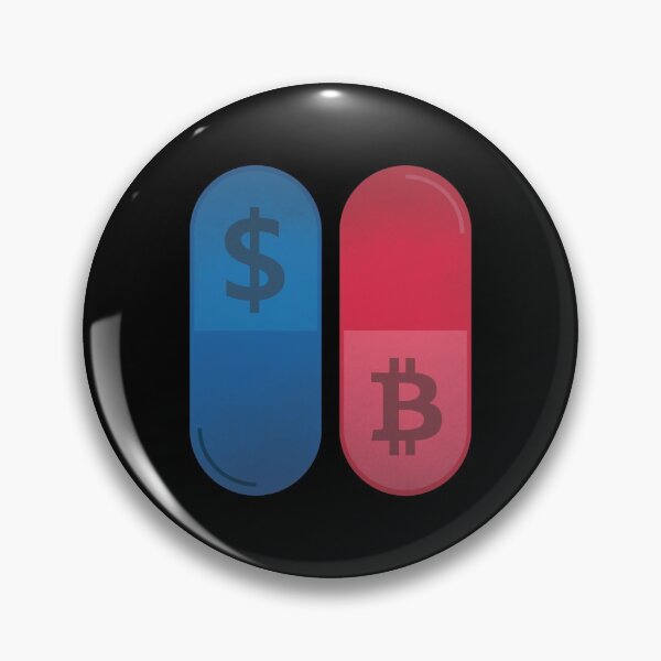 Item preview, Bitcoin Redpill Fiat Bluepill designed and sold by Aetha.