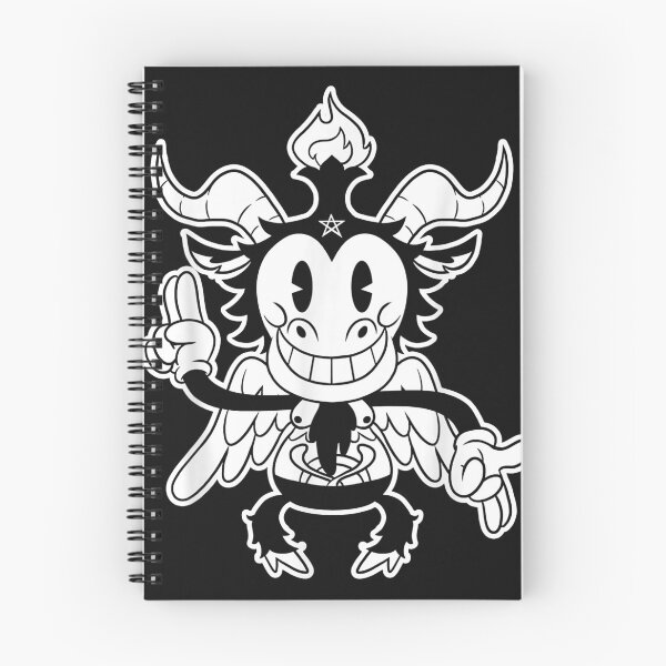 Item preview, Blackcraft cute kawaii Baphomet old Cartoon - Lucifer designed and sold by dalesara.