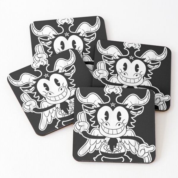 Item preview, Blackcraft cute kawaii Baphomet old Cartoon - Lucifer designed and sold by dalesara.
