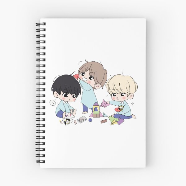 Aperçu de l'œuvre BTS BT21 Taehyung Jimin Jungkook / Jikook Vmin Taekook Vkook créée et vendue par Veronica Kostyuk.