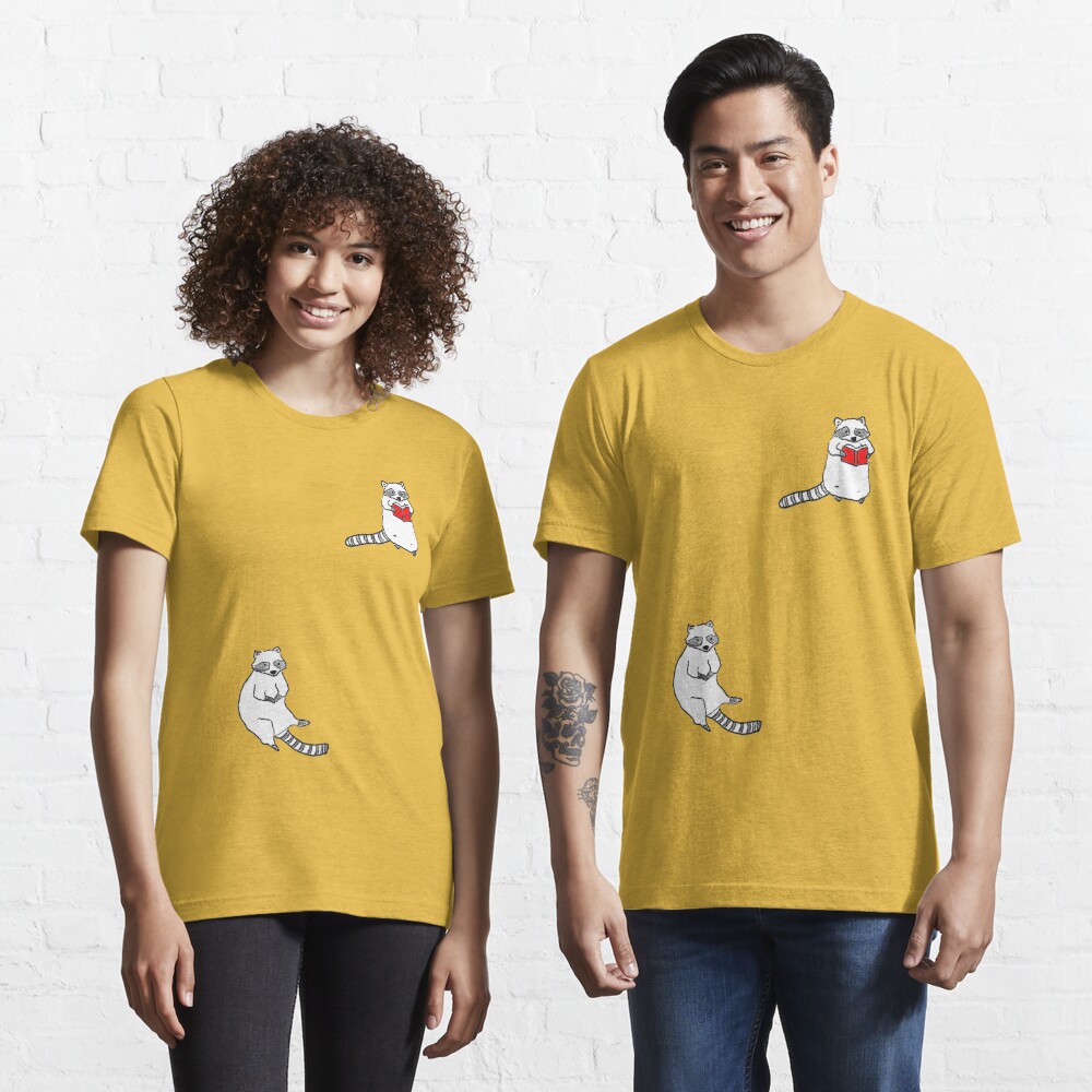 Set of Cartoon Raccoons 02. T-Shirt. – MasterBundles