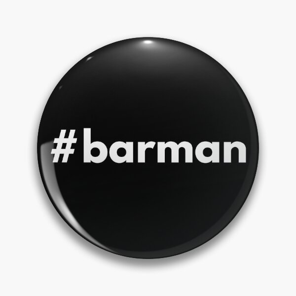Item preview, Hashtag Barman designed and sold by HashtagZone.