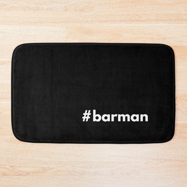Item preview, Hashtag Barman designed and sold by HashtagZone.