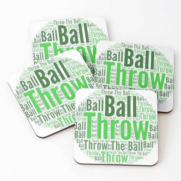 Item preview, Throw The Ball! Word Art Design designed and sold by Bugs-Boutique.