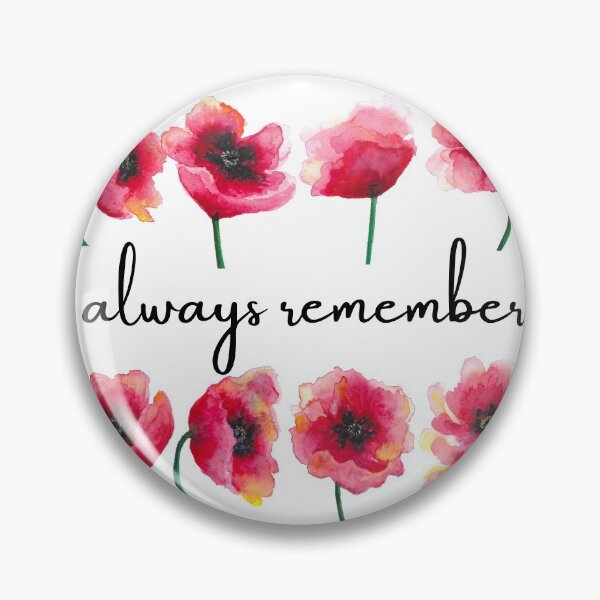 Item preview, Always Remember Poppies designed and sold by Roy & Tiffany.