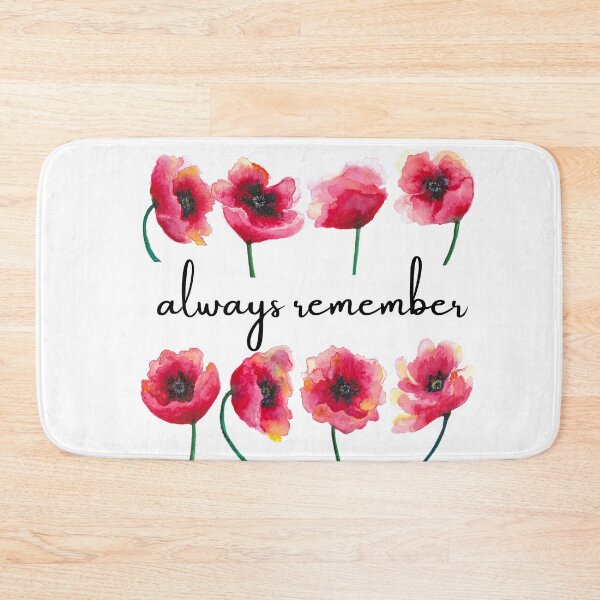 Item preview, Always Remember Poppies designed and sold by Roy & Tiffany.