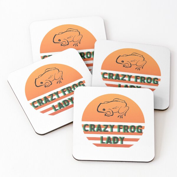 Item preview, Crazy Frog Lady designed and sold by SportyDogShop.