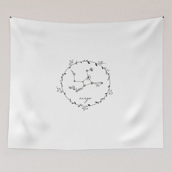 Item preview, virgo astrology sign flowers constellation designed and sold by MissDesigner.