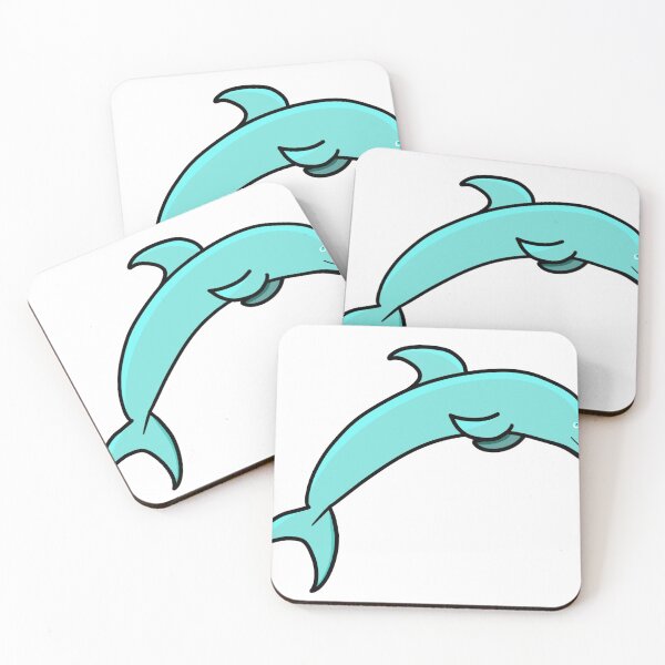 Item preview, Simple light blue Dolphin   designed and sold by Holly-Pops.