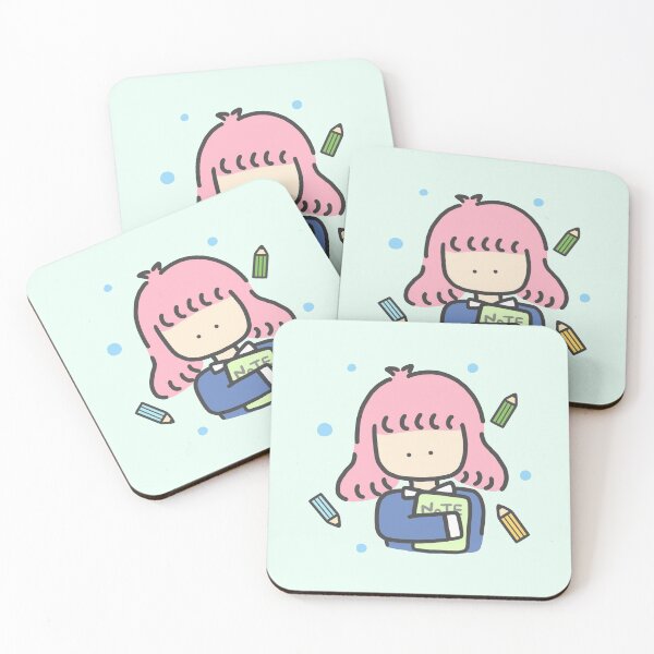 Item preview, Retro Pop Cute School Girl Japanese Art designed and sold by Marinaaa010.