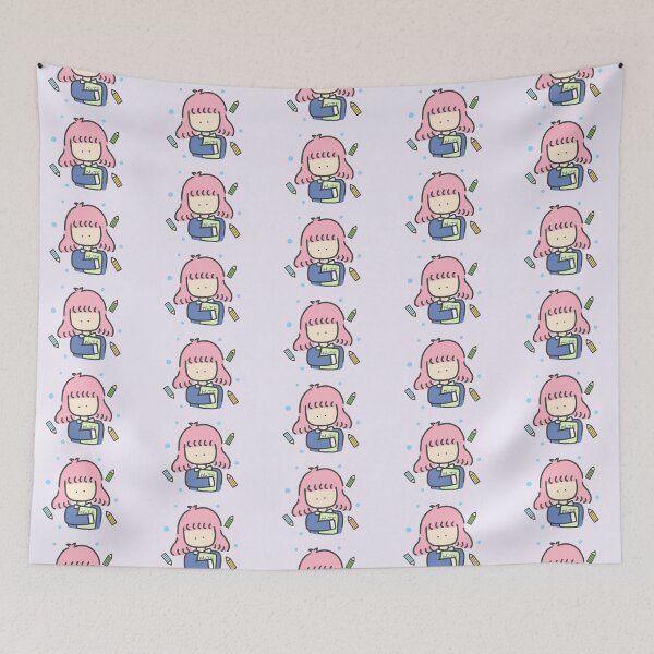 Item preview, Retro Pop Cute School Girl Japanese Art designed and sold by Marinaaa010.