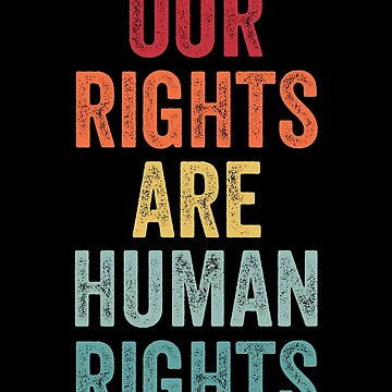 Artwork thumbnail, Our Rights Are Human Rights Protest Equal Rights by MagicBoutique