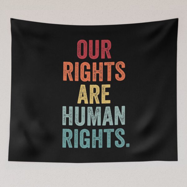 Item preview, Our Rights Are Human Rights Protest Equal Rights designed and sold by MagicBoutique.