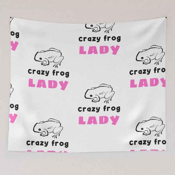 Item preview, Crazy Frog Lady designed and sold by SportyDogShop.