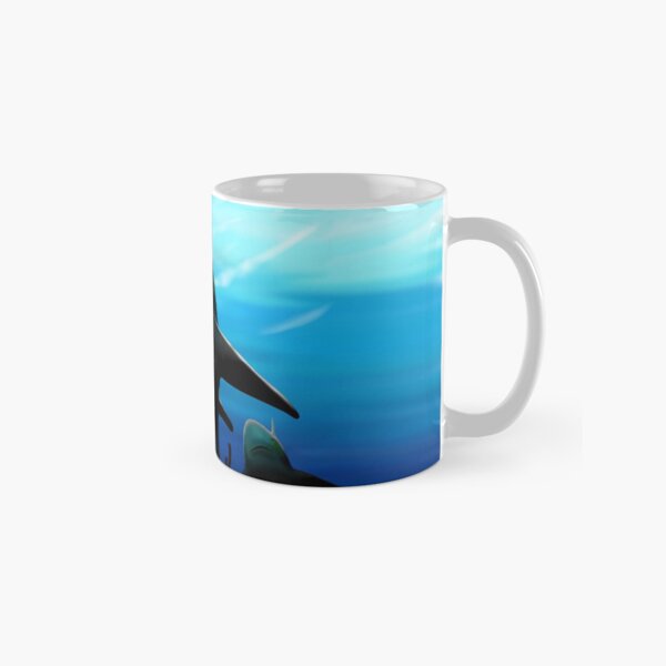 Shark, from the Abyss of Soul Digital Painting Classic Mug
