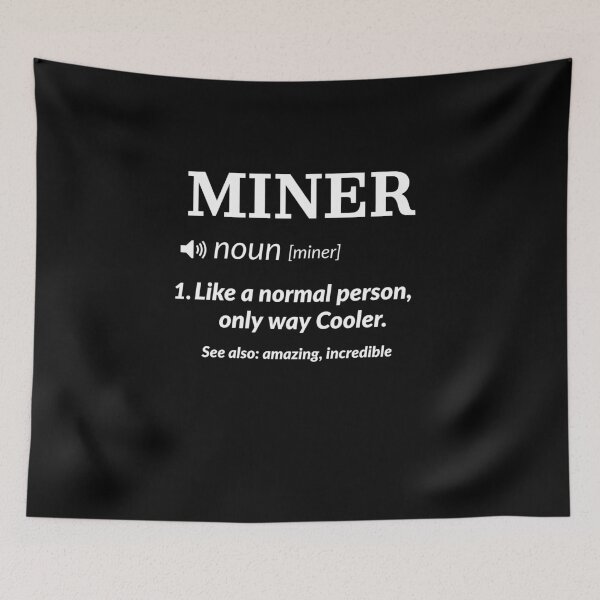 Item preview, Miner Definition Gift designed and sold by Luna1Shop.