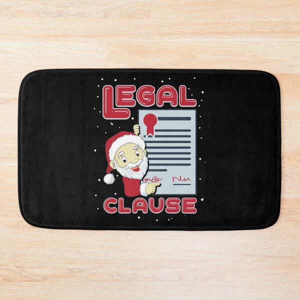 Item preview, Legal Clause Funny Attorney Christmas designed and sold by lsapparel.