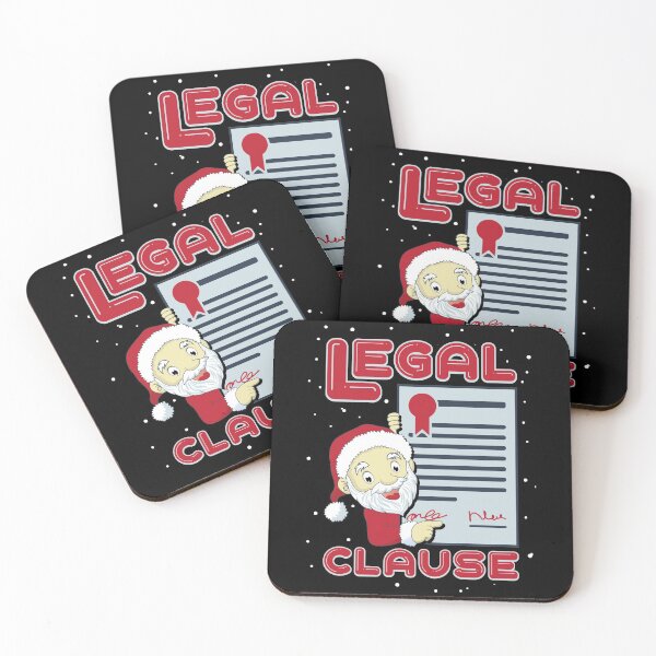 Item preview, Legal Clause Funny Attorney Christmas designed and sold by lsapparel.