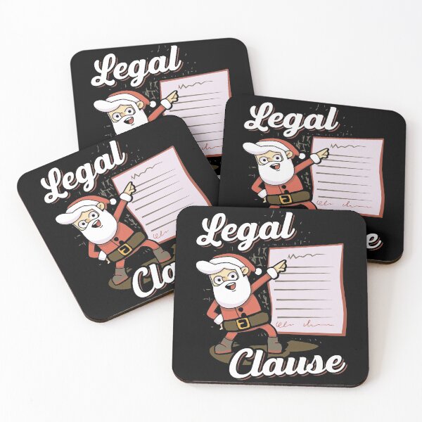 Item preview, Legal Clause Funny Attorney Christmas designed and sold by lsapparel.