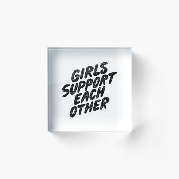 Item preview, Girls Support Black Text designed and sold by TapestryGirls.