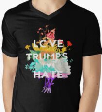 Love Trumps Hate Men's V-Neck T-Shirt
