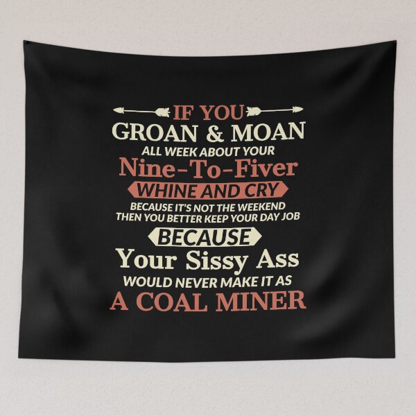 Item preview, Miner Funny Gift designed and sold by Luna1Shop.