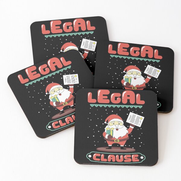 Item preview, Legal Clause Funny Attorney Christmas designed and sold by lsapparel.