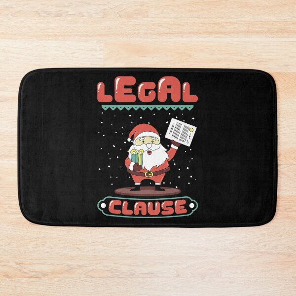 Item preview, Legal Clause Funny Attorney Christmas designed and sold by lsapparel.