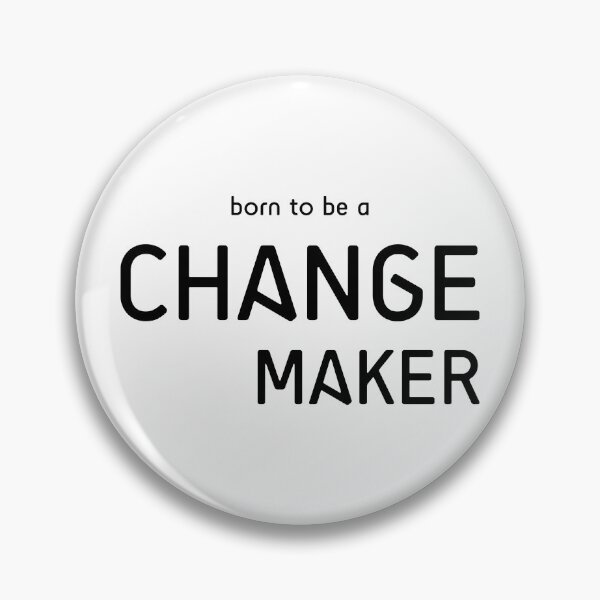 Item preview, Change Maker Typography Motivational Quote designed and sold by kerimeart.