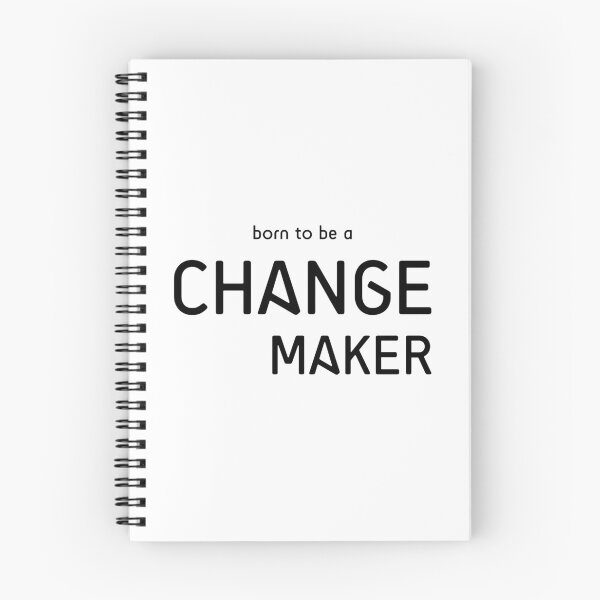 Item preview, Change Maker Typography Motivational Quote designed and sold by kerimeart.