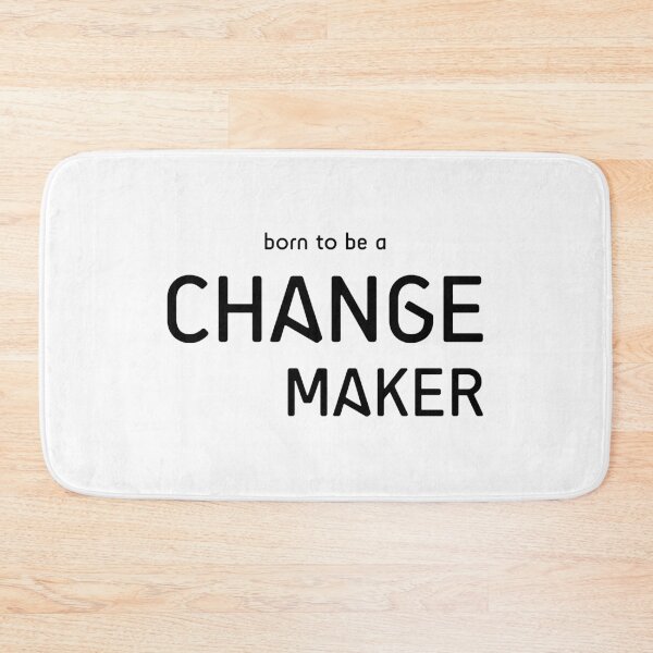 Item preview, Change Maker Typography Motivational Quote designed and sold by kerimeart.
