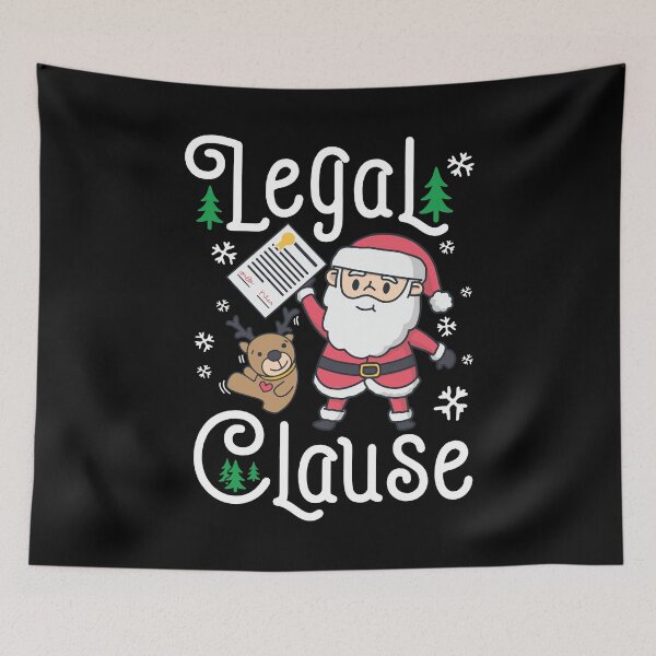 Item preview, Legal Clause Funny Attorney Christmas designed and sold by lsapparel.