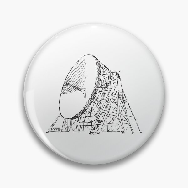 Item preview, Jodrell Bank, Lovell Telescope, Illustrated Tribute designed and sold by FoleyPottery.