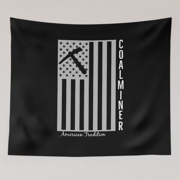 Item preview, American Coal Miner, Patriotic Coal Miner Gift designed and sold by Luna1Shop.