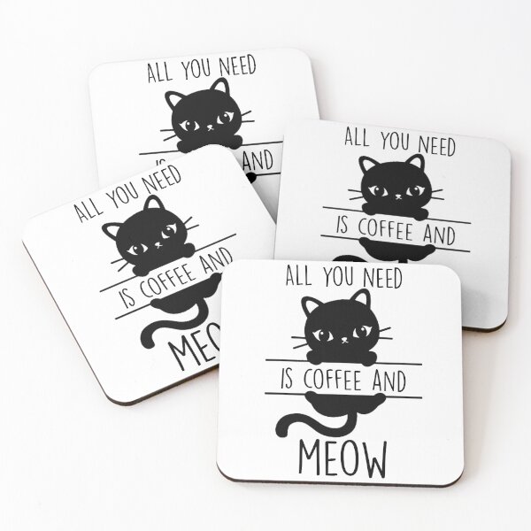 Item preview, All you need is coffee and meow designed and sold by zero-g.
