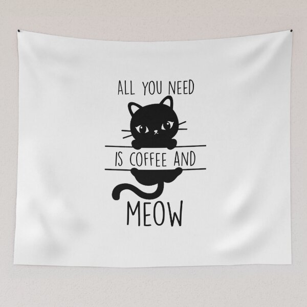Item preview, All you need is coffee and meow designed and sold by zero-g.