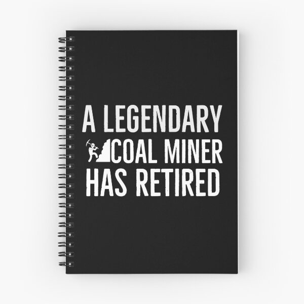 Item preview, Retired Coal Miner Gift designed and sold by Luna1Shop.