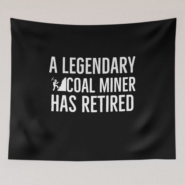 Item preview, Retired Coal Miner Gift designed and sold by Luna1Shop.