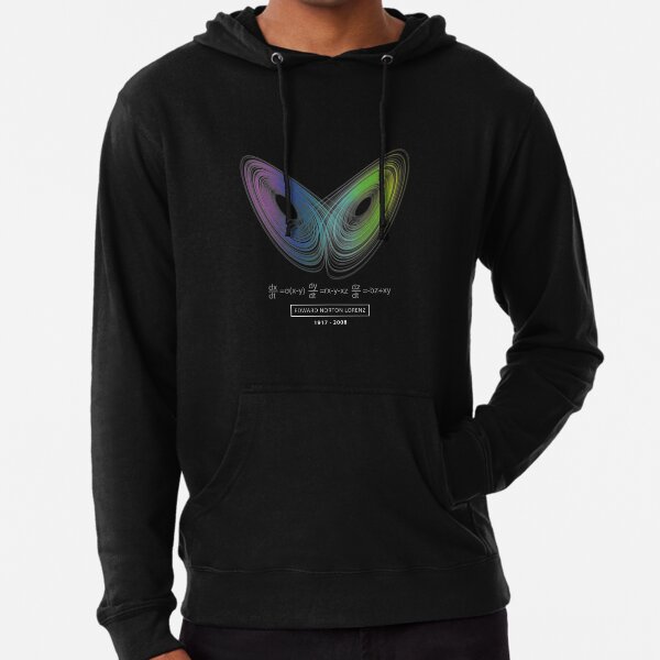 Lorenz Butterfly Effect Lightweight Hoodie for Sale by MANZER Redbubble