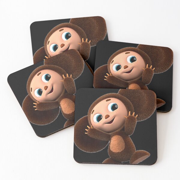 Item preview, Cheburashka Waving Hand Vintage Russian Cute Cartoon Drawing designed and sold by dalesara.